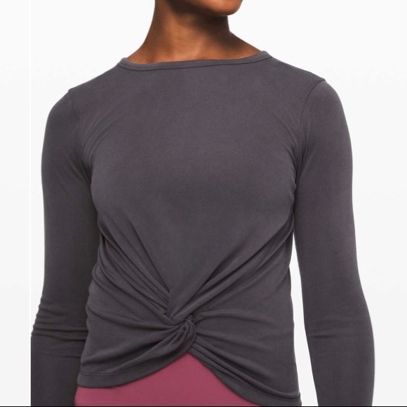 SOLD Lululemon Crescent Long Sleeve Cupro Rib - Picture 1 of 4